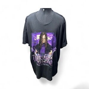 WWE Undertaker Black and Purple Graphic T-Shirt